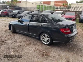 2013 Mercedes-Benz C 300 Sport with VIN WDDGF8AB6DR247705, listed as a IAAI auction lot 42196857 with 113,664 mi miles and . Bid and sale history available at DreamBid. Image 3.