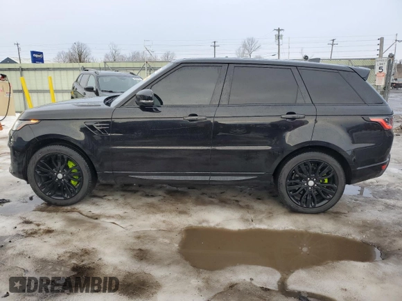 2021 Land Rover Range Rover Sport HSE Silver Edition with VIN SALWR2SU2MA752867, listed as a Copart auction lot 48233955 with 21,411 mi miles and Salvage title. Bid and sale history available at DreamBid. Image 13.