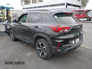 2022 Chevrolet TrailBlazer RS with VIN KL79MTSL9NB068181, listed as a IAAI auction lot 42099427 with 40,416 mi miles. Bid and sale history available at carsss.com. Image 3.