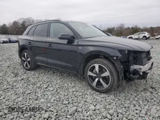 2023 Audi Q5 S line Premium Plus with VIN WA1EAAFY8P2146208, listed as a Copart auction lot 43449345 with 34,444 mi miles and Salvage Title. Bid and sale history available at carsss.com. Image 4.