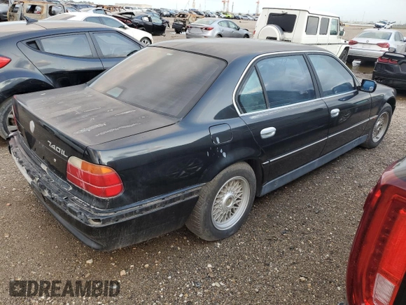 1998 BMW 7 Series 740il with VIN WBAGJ8326WDM21484, listed as a Copart auction lot 48425614 with 0 mi miles and Non Repairable. Bid and sale history available at carsss.com. Image 3.