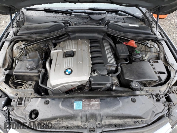 2007 BMW 5 Series 525i with VIN WBANE53587CW65729, listed as a Copart auction lot 50196855 with 178,956 mi miles and Salvage Title. Bid and sale history available at carsss.com. Image 11.