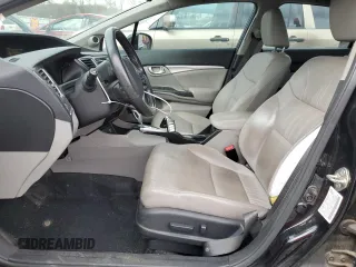 2015 Honda Civic Sedan EX-L with VIN 2HGFB2F94FH509925, listed as a Copart auction lot 50132725 with 243,146 mi miles and Salvage Title. Bid and sale history available at carsss.com. Image 7.