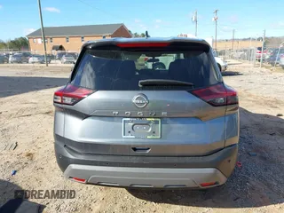 2023 Nissan Rogue S with VIN 5N1BT3AA8PC942777, listed as a IAAI auction lot 41738883 with 21,296 mi miles. Bid and sale history available at carsss.com. Image 16.