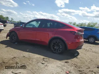 2024 Tesla Model Y Long Range z VIN 7SAYGDEE6RA261108, wystawiony jako Copart lot #55252805 z przebiegiem 16 932 mil mil oraz Szkoda całkowita • Salvage title. Historia ofert i sprzedaży dostępna na DreamBid. Obrazek 2.