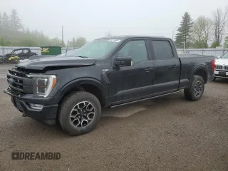 2021 Ford F-150 XL with VIN 1FTFW1E82MFB19118, listed as a Copart auction lot 58718855 with 121,251 mi miles and Salvage title. Bid and sale history available at DreamBid. Image 1.