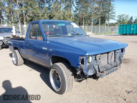 1987 Toyota Pickup with VIN JT4RN50RXH0283460, listed as a IAAI auction lot 42086809 with 183,562 mi miles and . Bid and sale history available at DreamBid. Image 1.