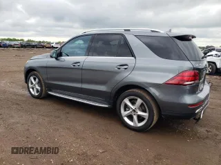2017 Mercedes-Benz GLE 350 with VIN 4JGDA5HB7HA976621, listed as a Copart auction lot 58548855 with 55,591 mi miles and Salvage title. Bid and sale history available at DreamBid. Image 2.