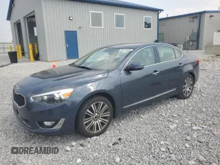 2014 Kia Cadenza Premium z VIN KNALN4D70E5167401, wystawiony jako Copart lot #59879075 z przebiegiem 130 894 mil mil oraz Czysty tytuł • Clean title. Historia ofert i sprzedaży dostępna na DreamBid. Obrazek 1.