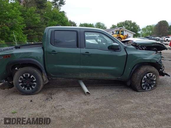 2024 Nissan Frontier SV with VIN 1N6ED1EK5RN660090, listed as a IAAI auction lot 42258836 with 7,358 mi miles and . Bid and sale history available at DreamBid. Image 14.