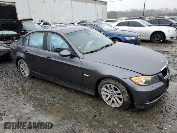 2007 BMW 3 Series 328xi с VIN WBAVC73567KP32609, выставлен на аукционе Copart как лот 84893854 с пробегом Не указан миль и Списание • Salvage title. История ставок и продаж доступна на DreamBid. Изображение 4.