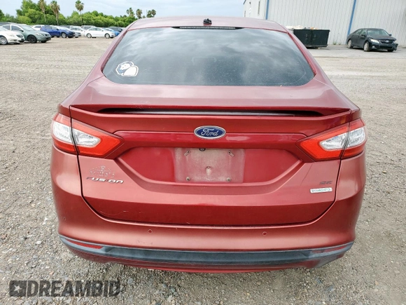 2013 Ford Fusion SE with VIN 3FA6P0HRXDR360624, listed as a Copart auction lot 61198505 with 163,216 mi miles and Salvage title. Bid and sale history available at DreamBid. Image 6.