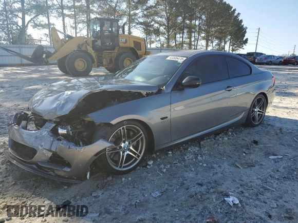 2011 BMW 3 Series 335is with VIN WBAKG1C51BE362679, listed as a Copart auction lot 43506475 with 223,303 mi miles and Salvage Title. Bid and sale history available at carsss.com. Image 1.