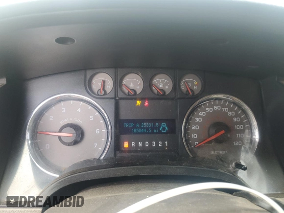 2010 Ford F-150 XL with VIN 1FTEX1E89AFB10260, listed as a Copart auction lot 57491885 with 185,044 mi miles and Salvage title. Bid and sale history available at DreamBid. Image 9.