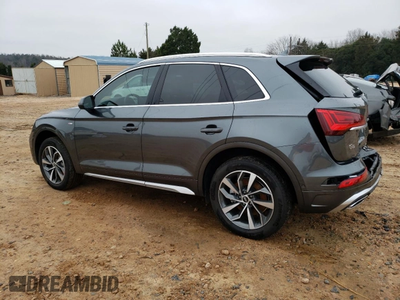 2022 Audi Q5 S line Prestige with VIN WA1FAAFYXN2015699, listed as a Copart auction lot 36545153 with 18,904 mi miles and . Bid and sale history available at DreamBid. Image 2.