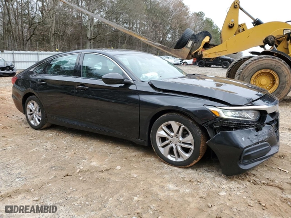 2018 Honda Accord Sedan LX 1.5T with VIN 1HGCV1F10JA225763, listed as a Copart auction lot 47829945 with 90,952 mi miles and Salvage Title. Bid and sale history available at carsss.com. Image 4.