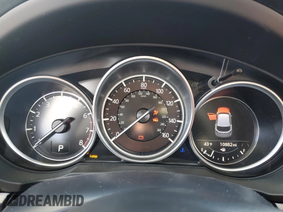 2024 Mazda CX-5 S Preferred with VIN JM3KFBCM5R0392494, listed as a Copart auction lot 43108925 with 10,882 mi miles and Salvage Title. Bid and sale history available at DreamBid. Image 9.