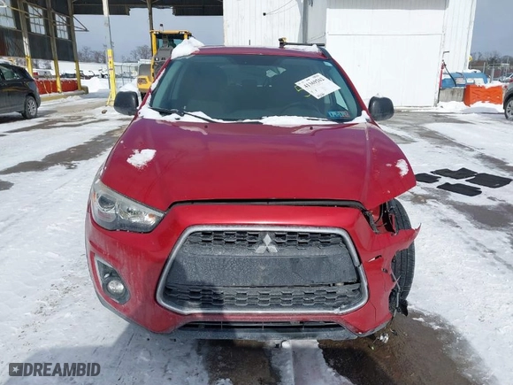 2013 Mitsubishi Outlander Sport LE with VIN 4A4AR5AU4DE025252, listed as a IAAI auction lot 41369262 with 93,020 mi miles. Bid and sale history available at carsss.com. Image 13.