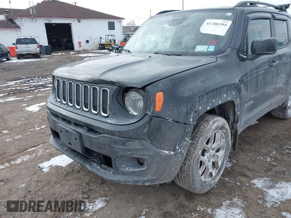 2016 Jeep Renegade Latitude with VIN ZACCJBBTXGPC51013, listed as a IAAI auction lot 41708394 with 150,512 mi miles. Bid and sale history available at carsss.com. Image 6.