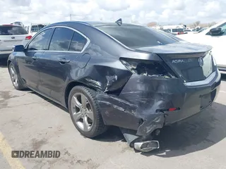 2012 Acura TL Tech Auto with VIN 19UUA9F54CA801889, listed as a IAAI auction lot 41939315 with 186,961 mi miles. Bid and sale history available at carsss.com. Image 3.
