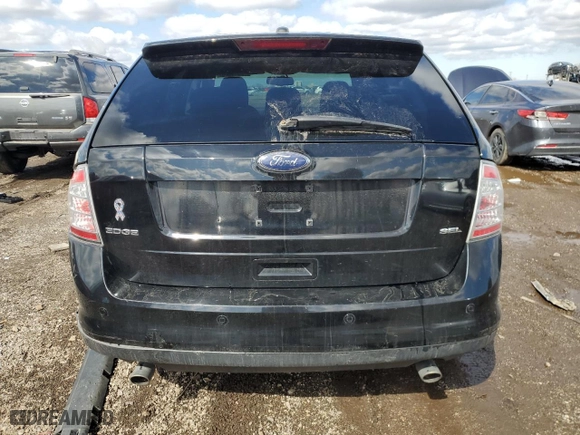 2008 Ford Edge SEL with VIN 2FMDK38C58BB20314, listed as a Copart auction lot 49814225 with 0 mi miles and Salvage Title. Bid and sale history available at carsss.com. Image 6.