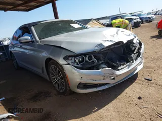 2018 BMW 5 Series 530e with VIN WBAJA9C51JG623078, listed as a IAAI auction lot 41857231 with 84,353 mi miles and . Bid and sale history available at DreamBid. Image 1.