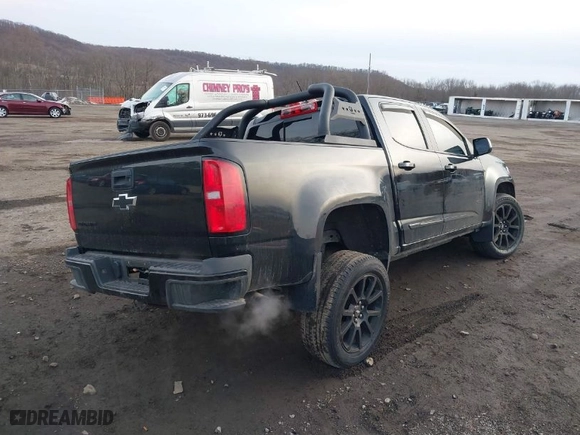 2020 Chevrolet Colorado 2WD LT with VIN 1GCGSCEN9L1180849, listed as a IAAI auction lot 41524880 with 54,791 mi miles. Bid and sale history available at carsss.com. Image 4.