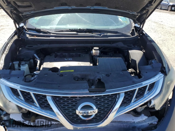 2013 Nissan Murano SV with VIN JN8AZ1MW1DW308834, listed as a Copart auction lot 46467555 with 151,686 mi miles and Salvage Title. Bid and sale history available at carsss.com. Image 12.