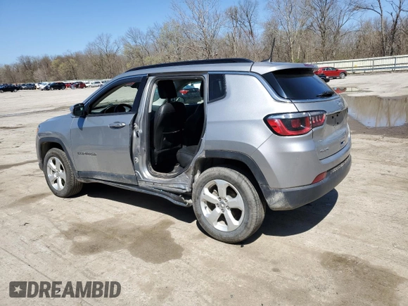 2019 Jeep Compass Latitude with VIN 3C4NJDBB1KT703251, listed as a Copart auction lot 52760895 with 73,026 mi miles and Salvage Title. Bid and sale history available at DreamBid. Image 2.