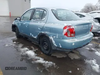 2000 Toyota ECHO with VIN JTDBT1236Y0092594, listed as a IAAI auction lot 41819056 with 1 mi miles. Bid and sale history available at carsss.com. Image 3.