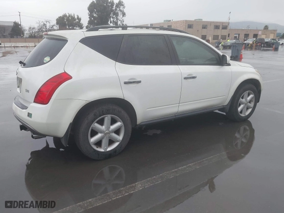 2004 Nissan Murano SL with VIN JN8AZ08T54W205958, listed as a IAAI auction lot 41490187 with 165,659 mi miles. Bid and sale history available at carsss.com. Image 4.