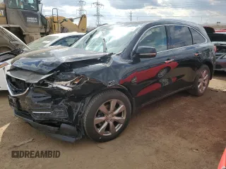 2016 Acura MDX Advance z VIN 5FRYD4H92GB037921, wystawiony jako Copart lot #50869795 z przebiegiem 121 437 mil mil oraz Szkoda całkowita • Salvage title. Historia ofert i sprzedaży dostępna na DreamBid. Obrazek 1.