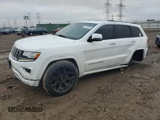 2014 Jeep Grand Cherokee Overland with VIN 1C4RJFCG7EC572298, listed as a Copart auction lot 83970004 with 104,861 mi miles and Salvage Title. Bid and sale history available at DreamBid. Image 1.