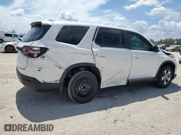 2025 Honda Pilot EX-L with VIN 5FNYG2H41SB004578, listed as a Copart auction lot 69850264 with 1,343 mi miles and Salvage Title. Bid and sale history available at carsss.com. Image 3.