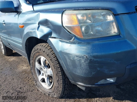 2006 Honda Pilot EX-L with RES with VIN 2HKYF18666H511059, listed as a IAAI auction lot 41719613 with 143,084 mi miles. Bid and sale history available at carsss.com. Image 6.