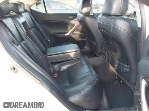 2013 Lexus IS 250 with VIN JTHCF5C27D5063030, listed as a IAAI auction lot 41475197 with 120,501 mi miles and . Bid and sale history available at DreamBid. Image 8.