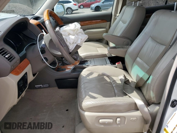 2006 Lexus GX 470 z VIN JTJBT20X160098938, wystawiony jako Copart lot #50450275 z przebiegiem 153 513 mil mil oraz Szkody całkowita. Historia ofert i sprzedaży dostępna na DreamBid. Obrazek 7.
