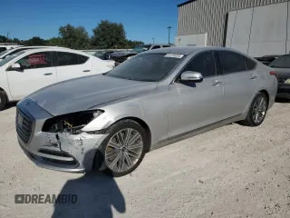 2018 Genesis G80 3.8L with VIN KMHGN4JE0JU237515, listed as a Copart auction lot 81123324 with 38,771 mi miles and Salvage Title. Bid and sale history available at carsss.com. Image 1.