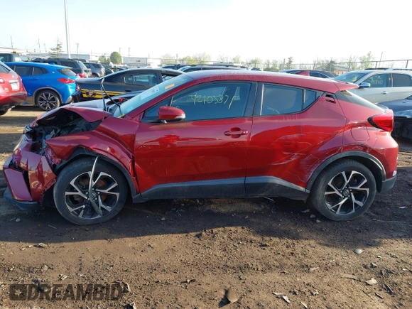 2018 Toyota C-HR XLE with VIN NMTKHMBX5JR008661, listed as a IAAI auction lot 42105871 with 52,306 mi miles. Bid and sale history available at carsss.com. Image 14.