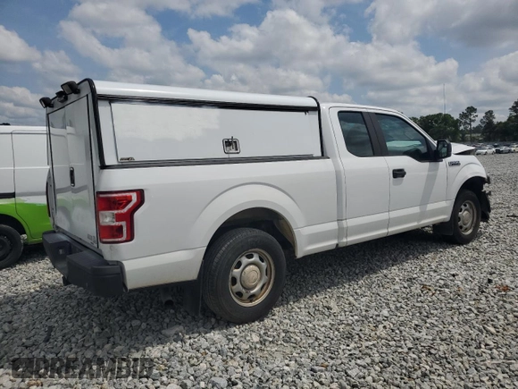 2018 Ford F-150 XL with VIN 1FTEX1CB6JKF06023, listed as a Copart auction lot 53733325 with 147,907 mi miles and Clean title. Bid and sale history available at DreamBid. Image 3.