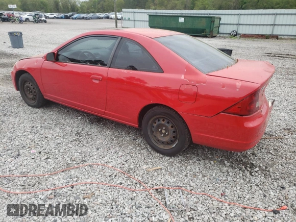 2003 Honda Civic EX with VIN 1HGEM22933L031992, listed as a Copart auction lot 51784275 with 228,300 mi miles and Salvage Title. Bid and sale history available at DreamBid. Image 2.