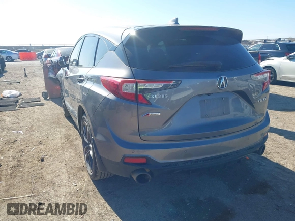2022 Acura RDX w/A-Spec Package with VIN 5J8TC1H65NL002109, listed as a IAAI auction lot 41132896 with 77,360 mi miles and . Bid and sale history available at carsss.com. Image 3.