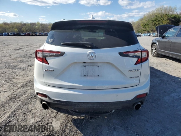2021 Acura RDX w/A-Spec Package with VIN 5J8TC2H60ML031795, listed as a Copart auction lot 52299185 with 81,351 mi miles and Salvage Title. Bid and sale history available at DreamBid. Image 6.