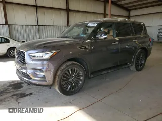 2024 Infiniti QX80 SENSORY with VIN JN8AZ2BC3R9500177, listed as a Copart auction lot 78130404 with 18,016 mi miles and Salvage Title. Bid and sale history available at carsss.com. Image 1.