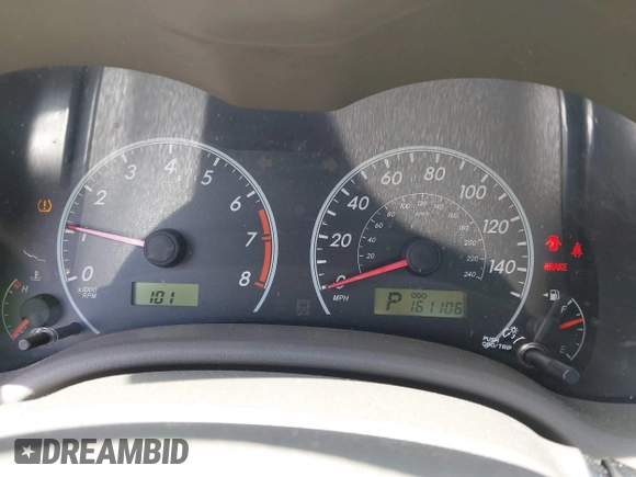 2009 Toyota Corolla with VIN 1NXBU40E09Z083012, listed as a IAAI auction lot 42656914 with 161,106 mi miles and . Bid and sale history available at DreamBid. Image 7.