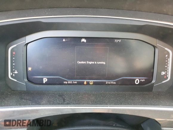 2020 Volkswagen Tiguan SE z VIN 3VV3B7AXXLM150387, wystawiony jako Copart lot #50516415 z przebiegiem 31 419 mil mil oraz Szkody całkowita. Historia ofert i sprzedaży dostępna na DreamBid. Obrazek 9.