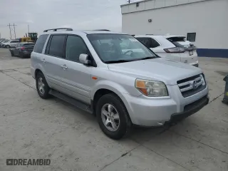 2007 Honda Pilot EX-L with VIN 5FNYF286X7B001481, listed as a Copart auction lot 88703925 with 255,817 mi miles and Clean Title. Bid and sale history available at carsss.com. Image 4.