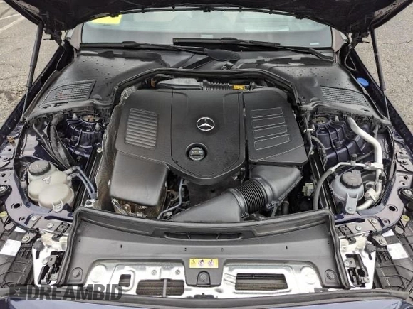 2022 Mercedes-Benz C 300 with VIN W1KAF4HB8NR047902, listed as a Copart auction lot 47275375 with 57,538 mi miles and Clean Title. Bid and sale history available at DreamBid. Image 7.