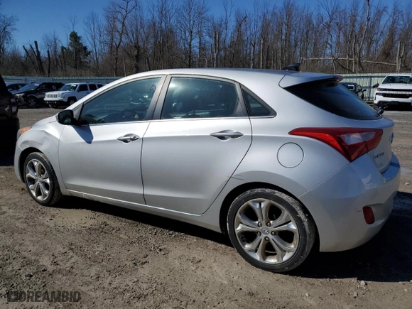 2013 Hyundai Elantra GT with VIN KMHD35LE2DU155625, listed as a Copart auction lot 49136955 with 123,329 mi miles and Salvage Title. Bid and sale history available at carsss.com. Image 2.
