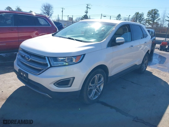 2017 Ford Edge Titanium with VIN 2FMPK3K83HBC58497, listed as a IAAI auction lot 41564810 with 167,711 mi miles. Bid and sale history available at carsss.com. Image 17.